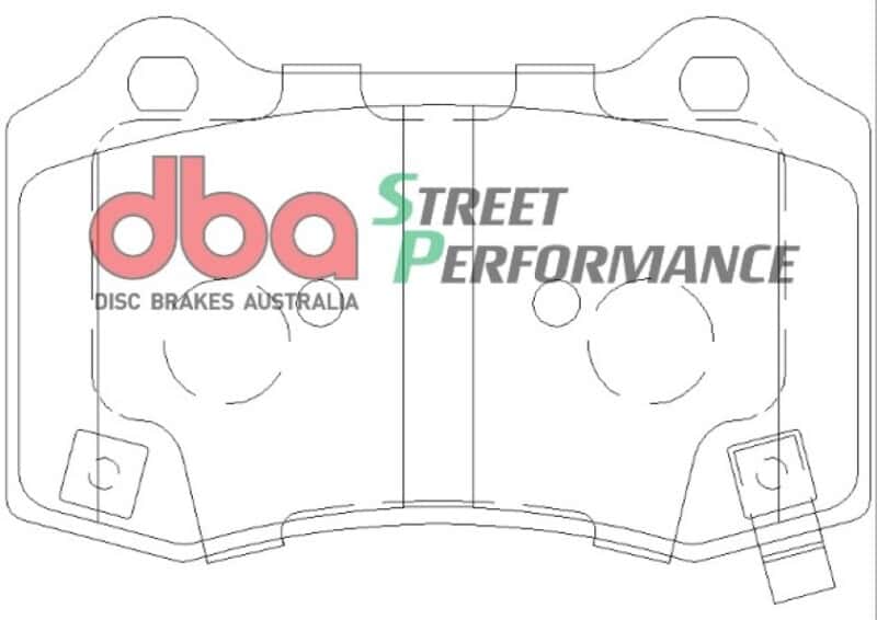DBA — DBA 2015+ Dodge Challenger Hellcat SRT8 SP500 Rear Brake Pads
Brake Pad - view 9