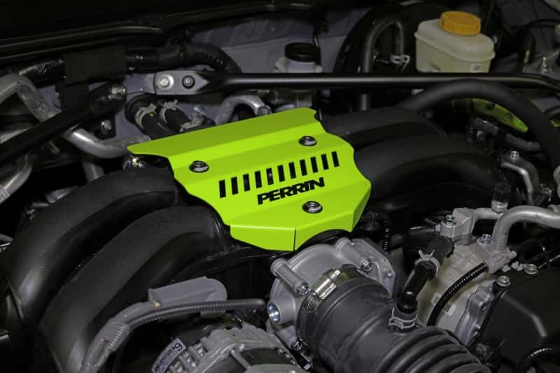 Perrin Performance — PERRIN 22-25 Subaru BRZ / Toyota GR86 Engine Cover - Neon Yellow - view 4