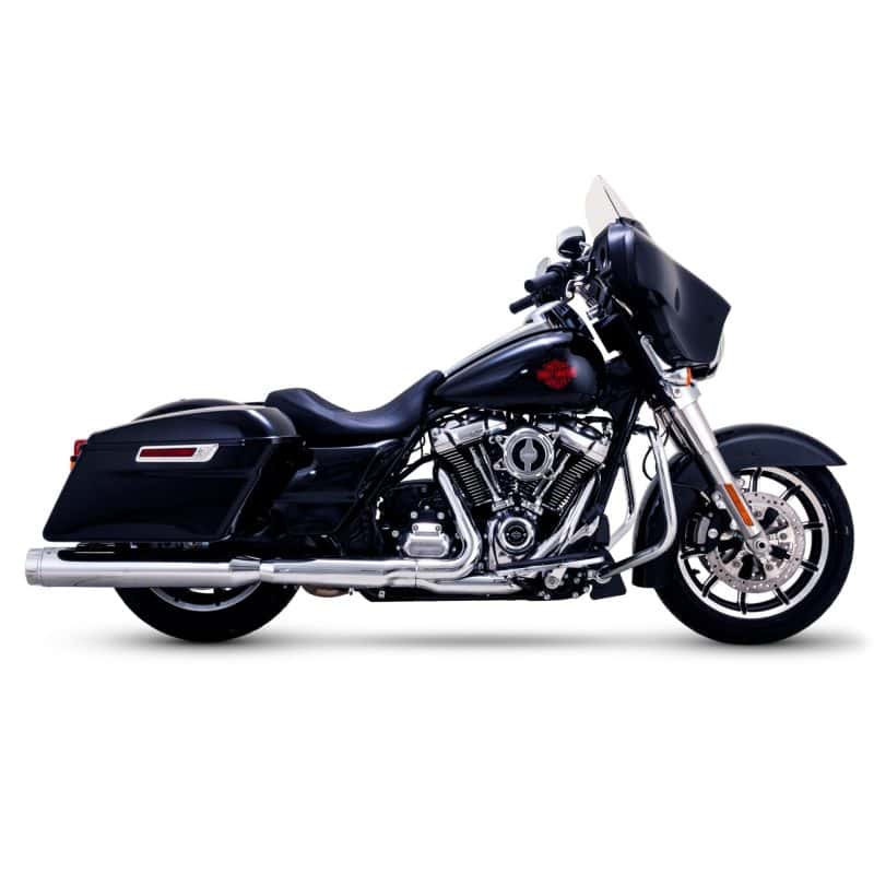 Vance and Hines — Vance & Hines HD Touring 95-16 Torquer 450 Chrome Slip-On Exhaust - view 2