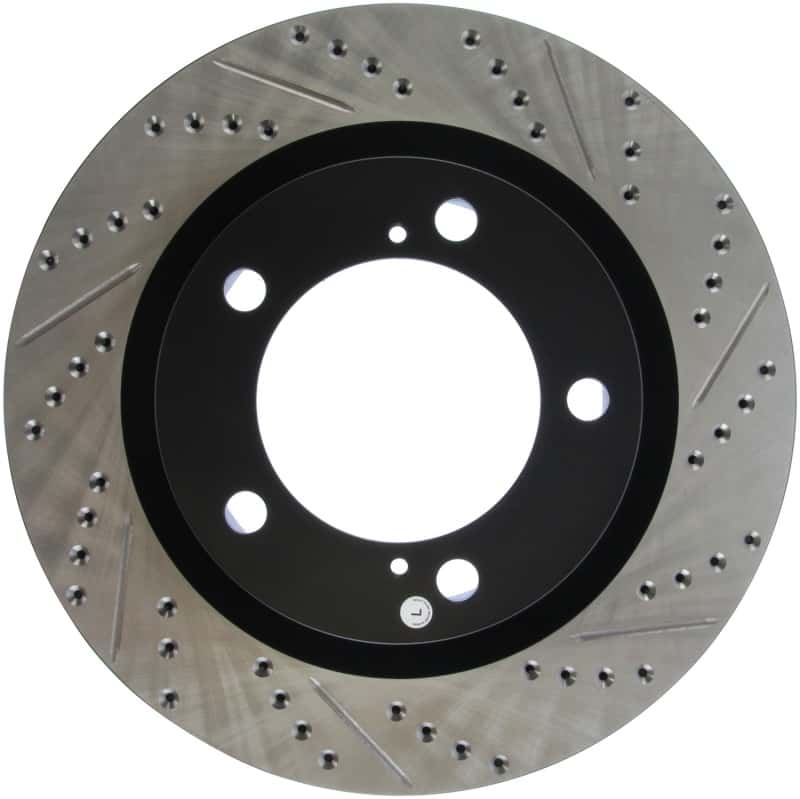 Stoptech — StopTech 07-09 Toyota Tundra / 08-09 Toyota Sequoia Front Left Slotted & Drilled Rotor
Disc Brake Rotor
Slot/Drill Rotor - view 2