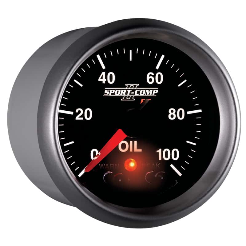 AutoMeter — Autometer Sport-Comp II 52.4mm 0-100 PSI Oil Pressure Peak & Warn w/ Electronic Control Gauge
2-1/16" OIL PRESS, 0 - view 14