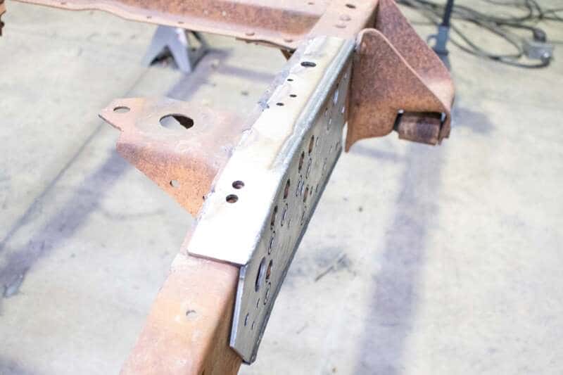 RustBuster — Rust Buster 73-87 Chevy C10 Center Mid Rear Frame Repair Kit - Left - view 5