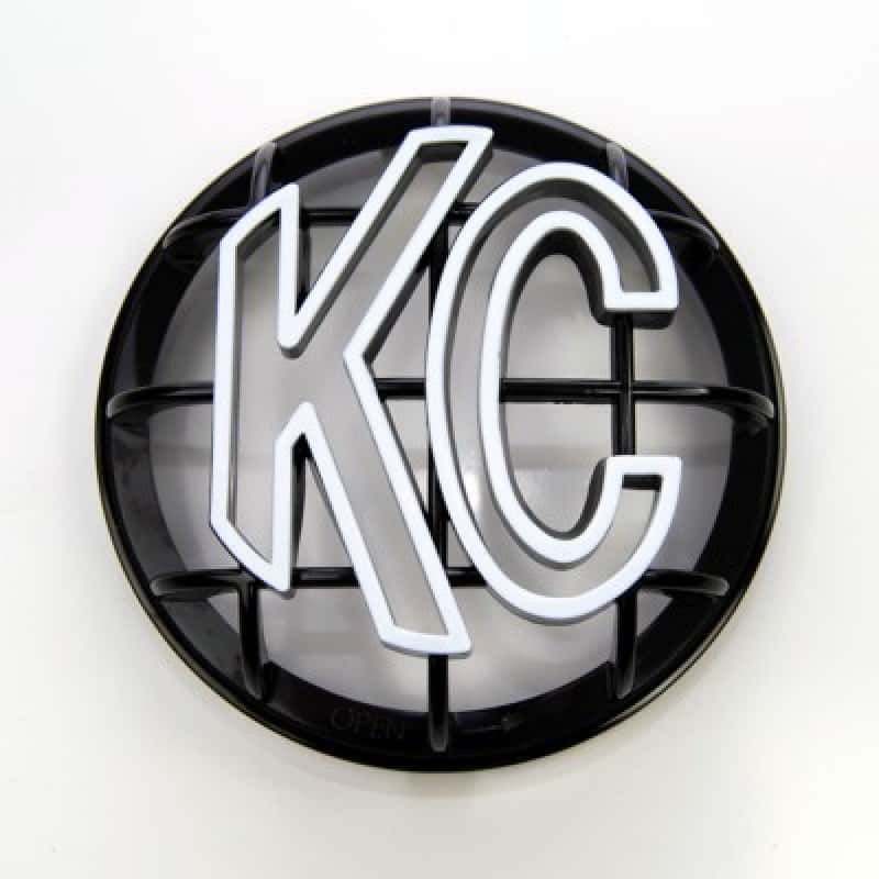 KC HiLiTES — KC HiLiTES 5in. Round ABS Stone Guard for Apollo Lights (Single) - Black w/White KC Logo
Apollo Pro - view 1