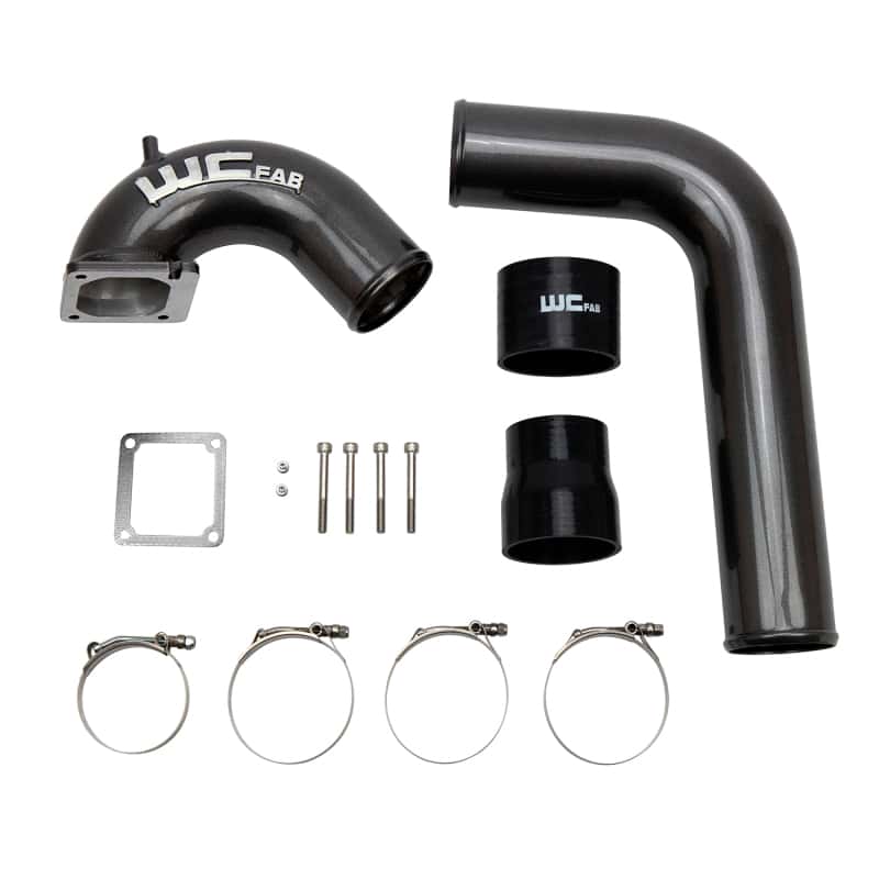 Wehrli — Wehrli 03-07 Cummins 5.9L D/S 3.5in. Intake Horn IC Pipe - Bengal Red
Int Horn IC Pipe BR - view 1