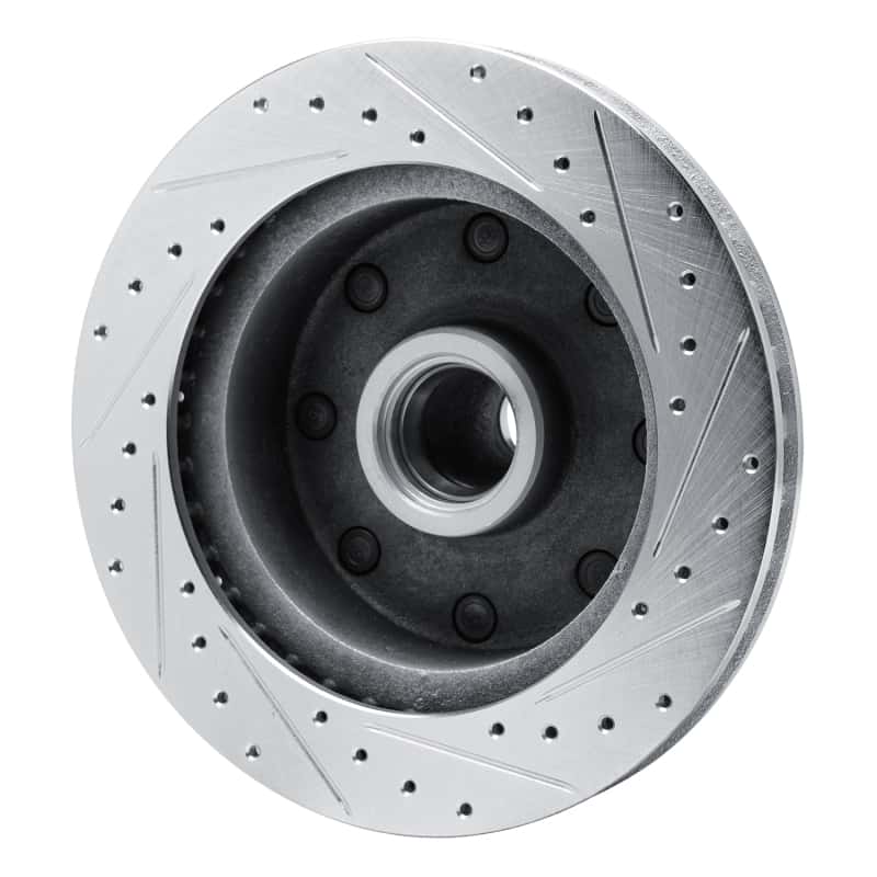 R1 Concepts — R1 73-77 Dodge B300 Van (71-74) / B300 (75-80) Front Left Drilled & Slotted Silver Brake Rotor
R1 Brake Rotor Drill - view 4