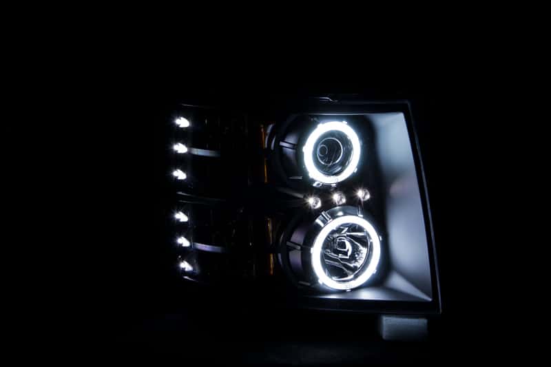 ANZO — ANZO 2007-2013 Chevrolet Silverado 1500 Projector Headlights w/ Halo Black
Head Light Set
HdLtSet - view 15