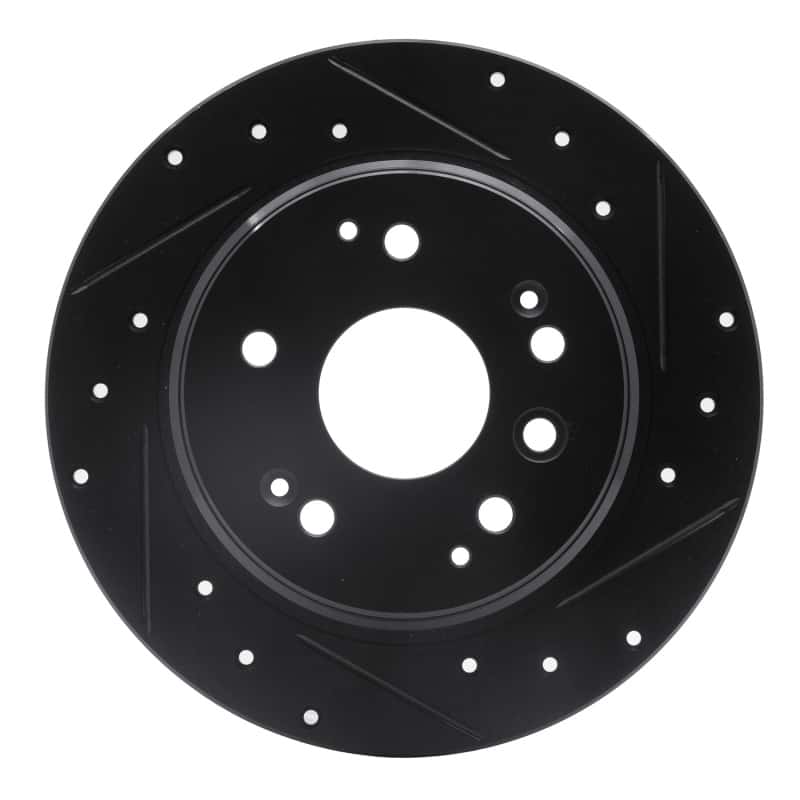 R1 Concepts — R1 99-11 Acura TL Rear Right Drilled & Slotted Black Brake Rotor
R1 Brake Rotor Drill - view 1