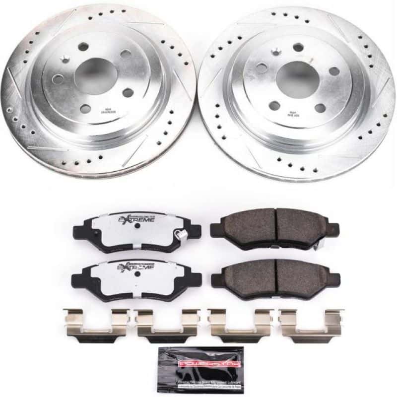 PowerStop — Power Stop 08-14 Cadillac CTS Rear Z26 Street Warrior Brake Kit - view 1