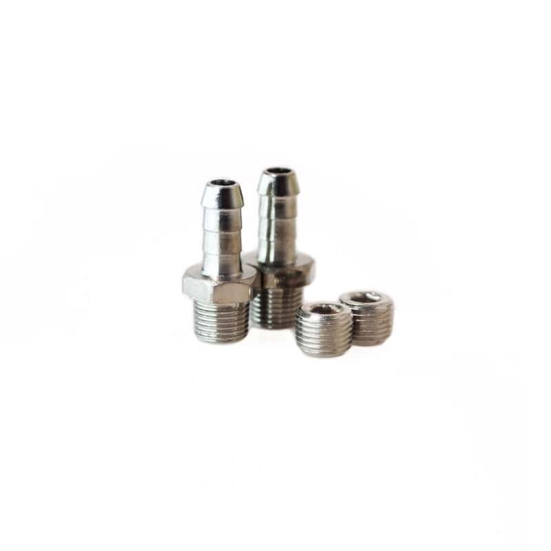 Turbosmart — Turbosmart WG50/60 1/8NPT - 6MM Hose Tail Fitting Kit w/ Plug
Tail Fitting kit - view 1