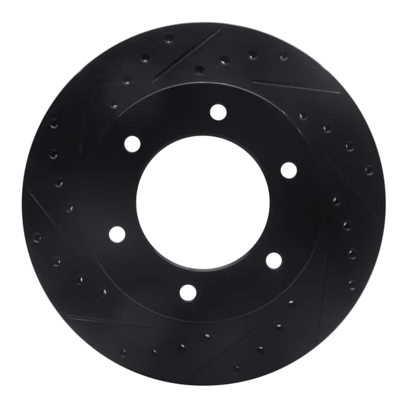 R1 Concepts — R1 01-04 Honda Passport Front Left Drilled & Slotted Black Brake Rotor
R1 Brake Rotor Drill - view 1