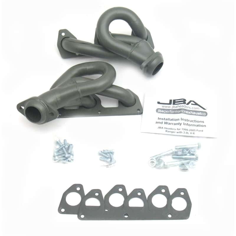 JBA — JBA 02-08 Ford Ranger 3.0L V6 w/o EGR 1-1/2in Primary Ti Ctd Cat4Ward Header
Exhaust Header - view 2