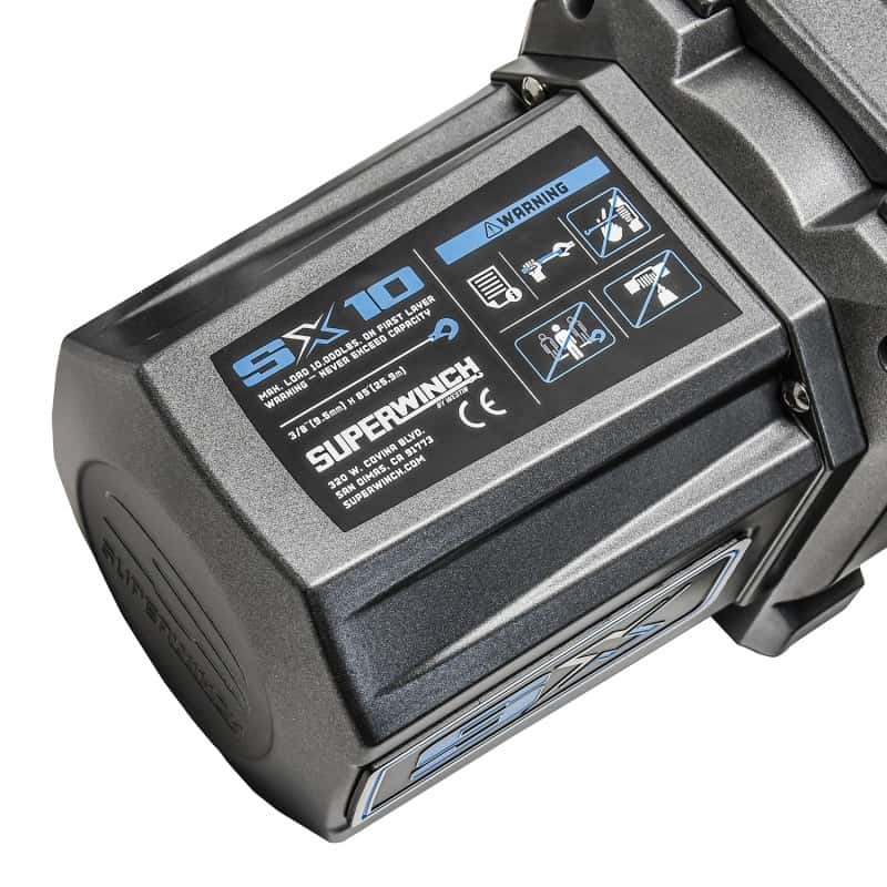 Superwinch — Superwinch 10000 LBS 12V DC 3/8in x 85ft Wire Rope SX 10000 Winch
Winch - view 9