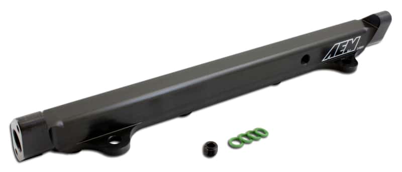 AEM — AEM 03-06 Evo 8 & 9 Black Fuel Rail
Hi Vol Fuel Rail
Fuel Rail - view 1