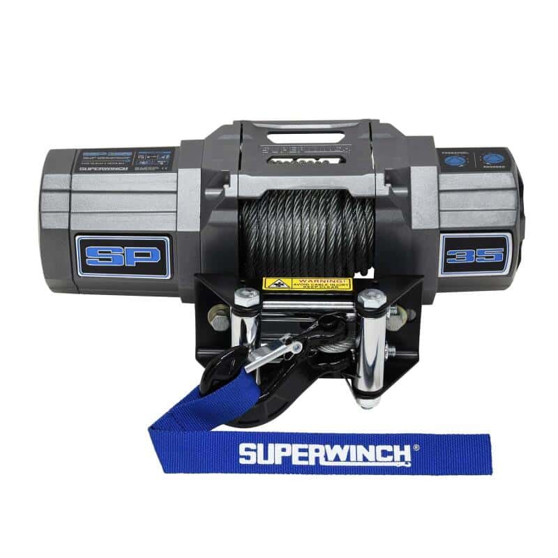 Superwinch — Superwinch 3500 LBS 12V DC 7/32in x 40ft Steel Rope Roller Fairlead SP 35 Winch - view 7