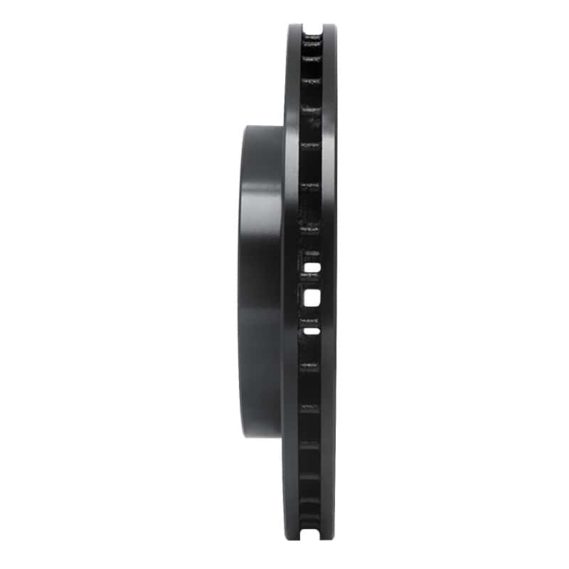 R1 Concepts — R1 90-05 Chrysler SEBRING Front Right Drilled & Slotted Black Brake Rotor
R1 Brake Rotor Drill - view 3