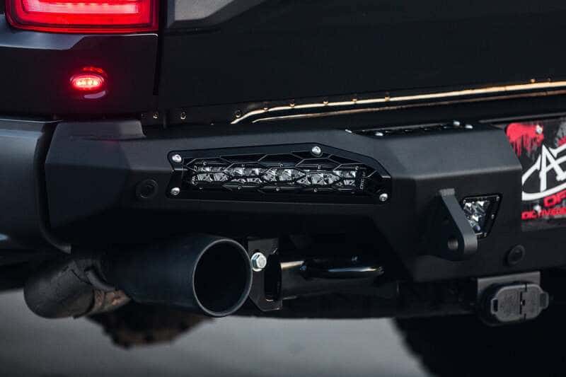 Addictive Desert Designs — Addictive Desert Designs 17-18 Ford F-150 Raptor HoneyBadger Rear Bumper w/ 10in SR LED Mounts
Bumper- Rear
Bumpers - view 13