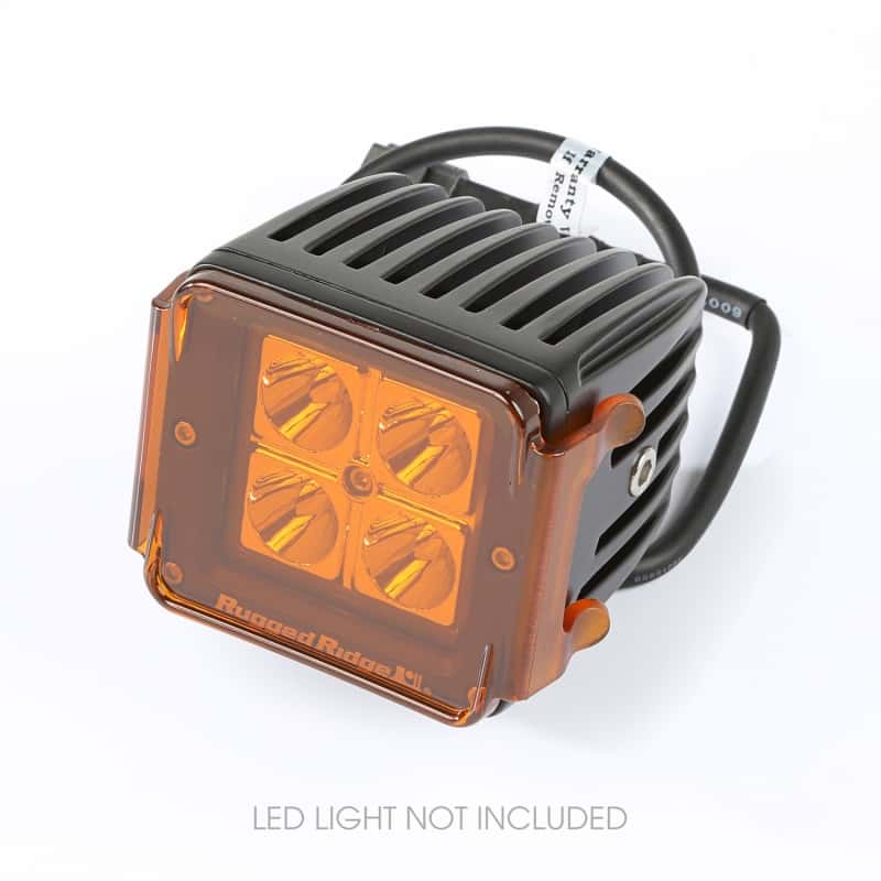 Rugged Ridge — Rugged Ridge 3 Inch Square LED Light Cover Amber
OFFROAD_LIGHTING
FogDrLtCvr - view 4
