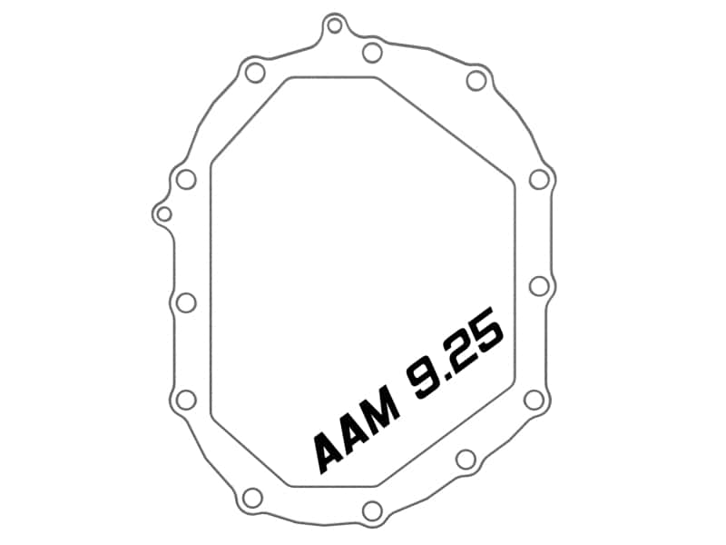 aFe — AFE Power 11-18 GM 2500-3500 AAM 9.25 Axle Front Diff Cover Black Machined w/ 2 Qts 75w90 Oil
Differential Cover - view 6