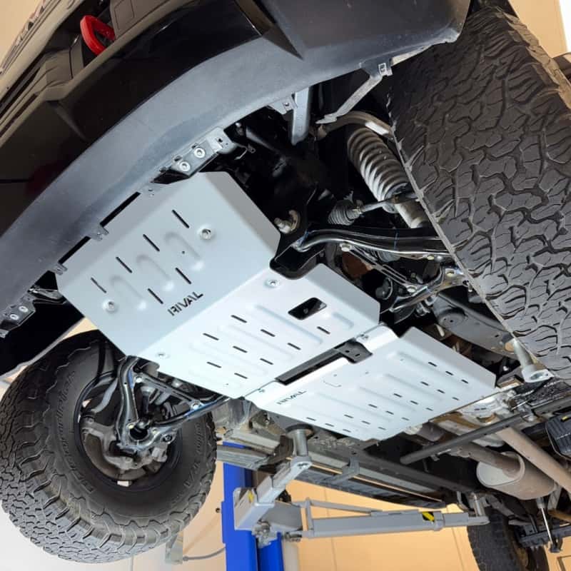 Rival 4x4 — Rival 19-26 Chevrolet Silverado Tahoe Sierra Yukon Escalade Catalytic Converter Skid Plate - view 6