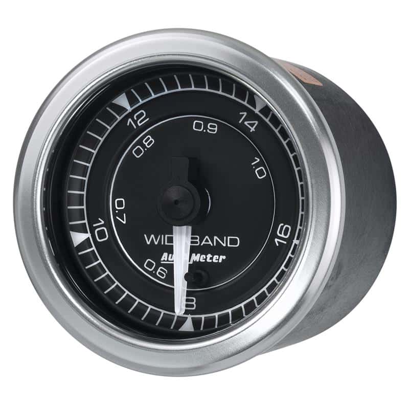 AutoMeter — Autometer Chrono 2-1/16in 8:1-18:1 Air/Fuel Ratio Analog Wideband Gauge
GA 2" AFR WDBND S CH - view 3