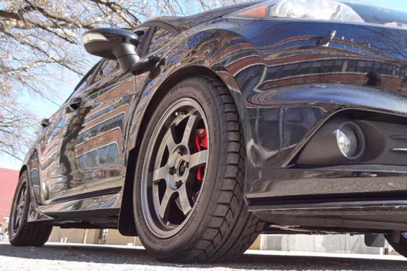 Rally Armor — Rally Armor 13-19 Ford Fiesta ST Black UR Mud Flap w/Red Logo
Mud Flap - view 8