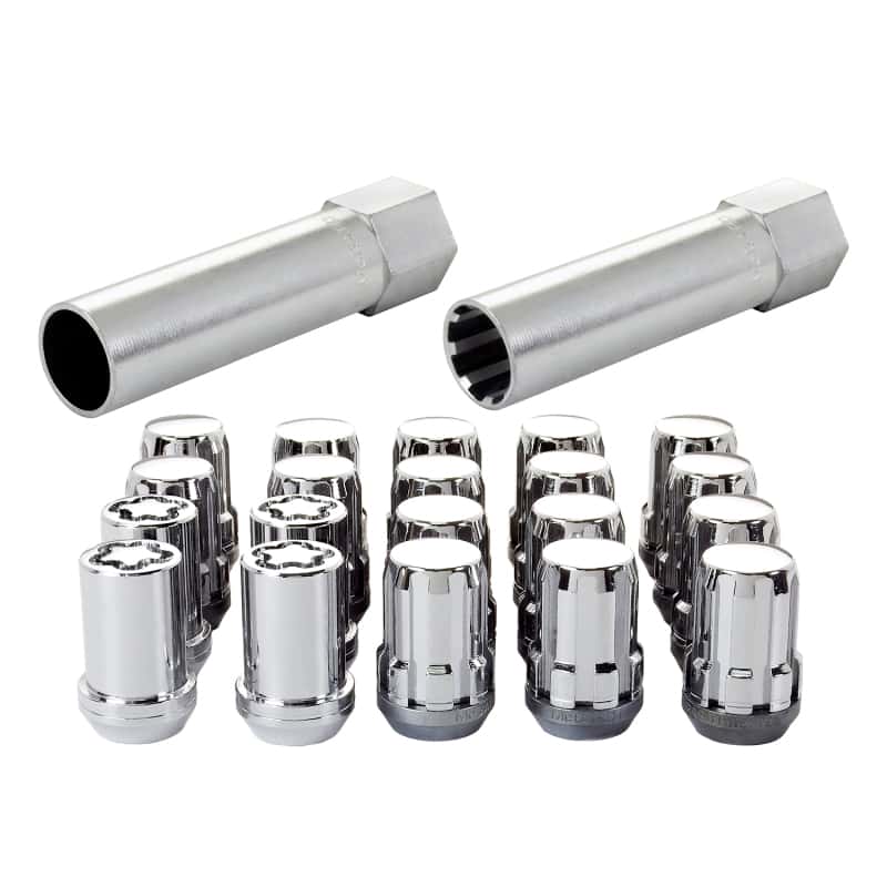 McGard — McGard SplineDrive Tuner 5 Lug Install Kit w/Locks & Tool (Cone) M12x1.25 / 13/16 Hex - Chrome (CS) - view 5
