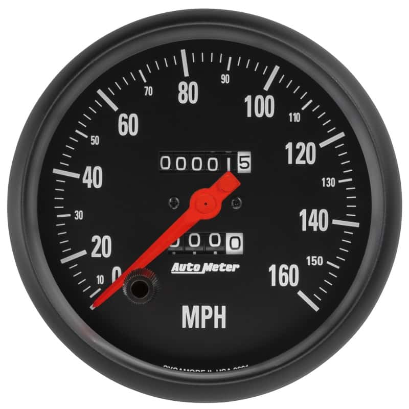 AutoMeter — Autometer Z-Series 0-160MPH Speedometer 5in. Mechanical Gauge
5" SPD 160MPH M Z - view 1