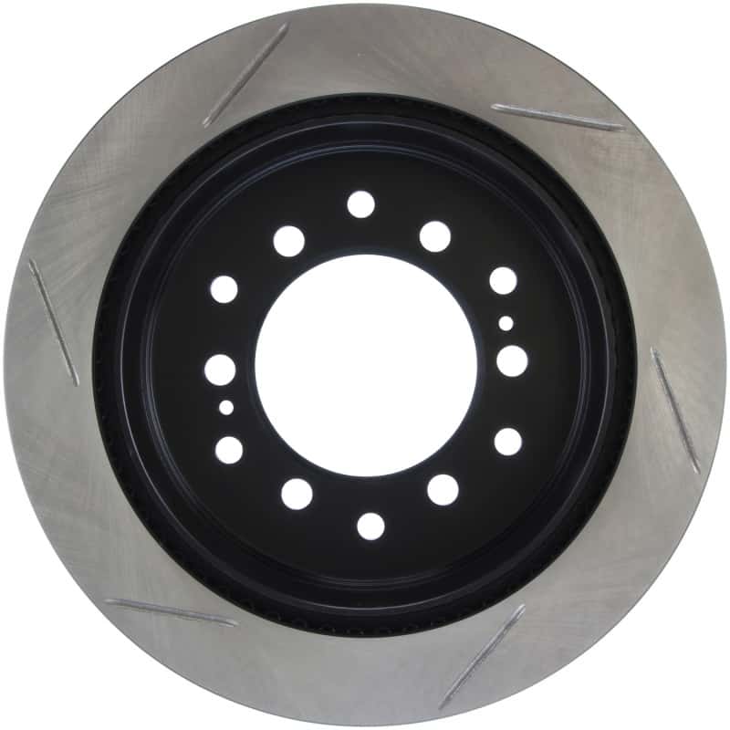 Stoptech — StopTech Power Slot 01-07 Toyota Sequoia/03-09 4 Runner / 03-09 Lexus GX470 Slotted Left Rear Rotor
Sport Slotted Rotor - view 2