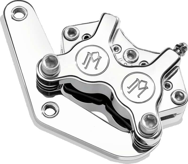 Performance Machine — Performance Machine Front Narrow 4 Piston Classic Caliper/Bracket - Contrast Cut - view 2