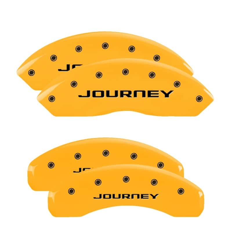 MGP — MGP 4 Caliper Covers Engraved Front & Rear With out stripes/Journey Yellow finish black ch
Caliper Covers - view 1