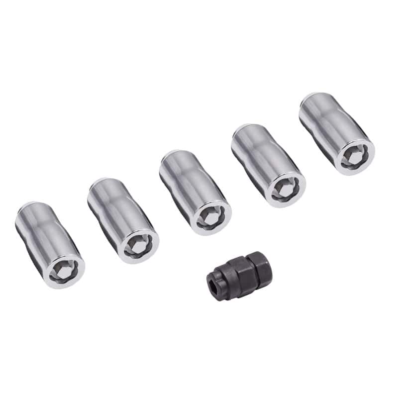 Rugged Ridge — Rugged Ridge Wheel Lock Nut Set 5 Nuts w/Key Chrome M14-1.5
OFFROAD_PERFORMANCEU - view 3
