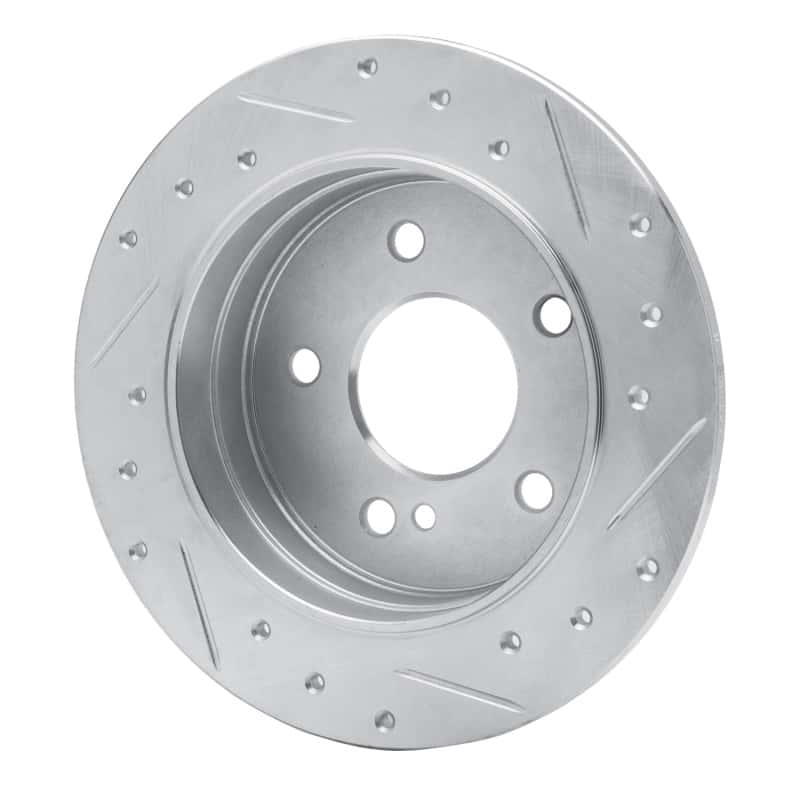 R1 Concepts — R1 94-98 Mercedes-Benz C220 Rear Left Drilled & Slotted Silver Brake Rotor
R1 Brake Rotor Drill - view 4