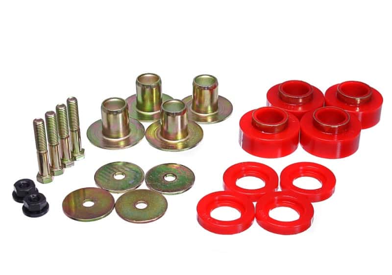 Energy Suspension — Energy Suspension 68-72 Chevrolet Chevelle Red Body Mount Set
BodyMntBshKt - view 1