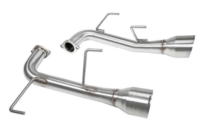 Perrin Performance — PERRIN 15-21 Subaru STI/15-25 WRX SS Dual Tip Axle Back Exhaust (Fits OE/AM Ctr Pipes) - view 3