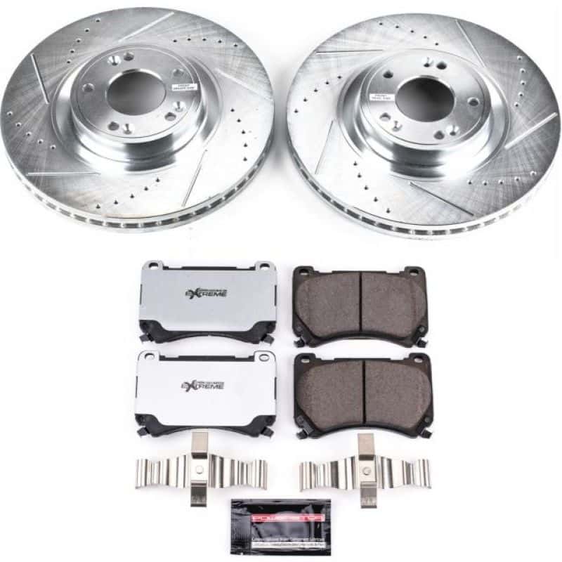 PowerStop — Power Stop 09-14 Hyundai Genesis Front Z26 Street Warrior Brake Kit - view 1