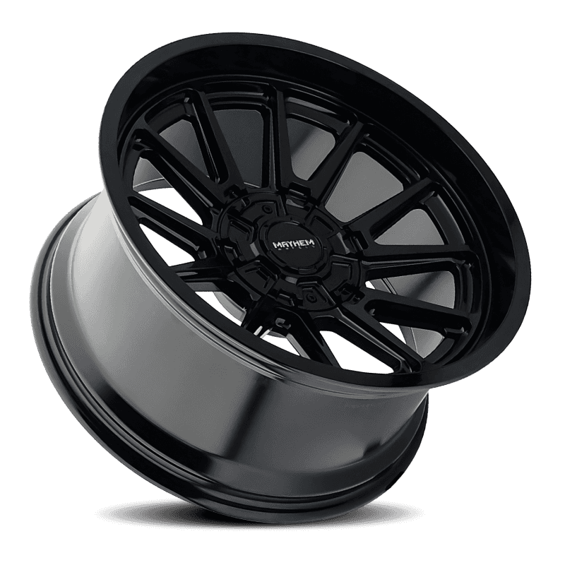 Mayhem — Mayhem 8116 Intrepid 20x9 / 8x170 BP / 0mm Offset / 125.2mm Hub Gloss Black Wheel
MAYHEM 8116 - view 3