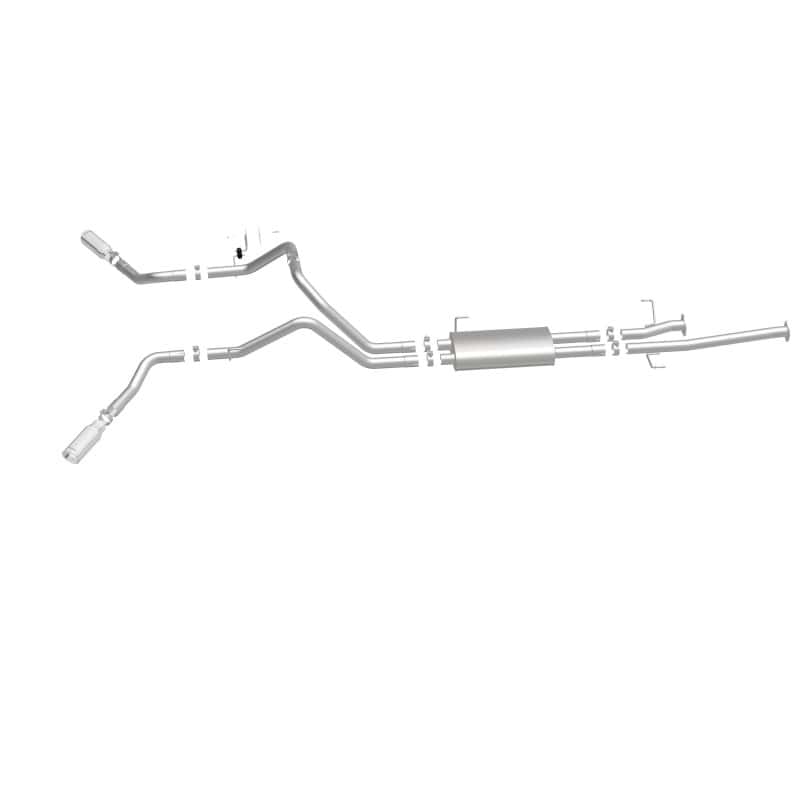 Magnaflow — MagnaFlow Cat-Back 10-15 Toyota Tundra SC LB / CC SB 4.6L/5.7L V8 SS 2.5 Dual Split Rear 4in Tip
Cat-Back - view 8