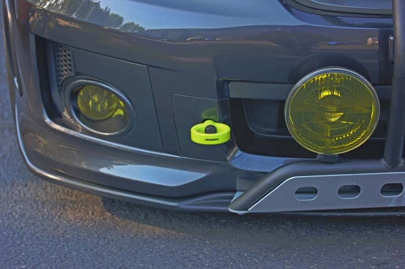 Perrin Performance — PERRIN 08-14 Subaru WRX & STI / 08-11 Impreza / 05-09 Legacy Tow Hook Kit (Front) - Neon Yellow
paPSP-BDY-231NY - view 6