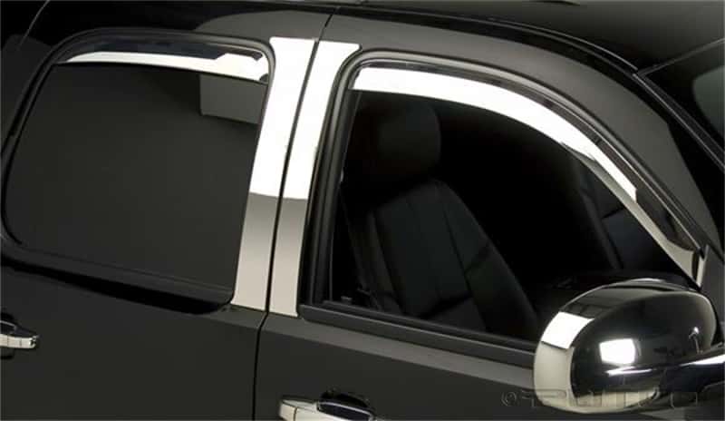Putco — Putco 14-14 Chevrolet Silverado HD - Crew Cab (Front Only) Element Chrome Window Visors
Side Window Vent - view 2