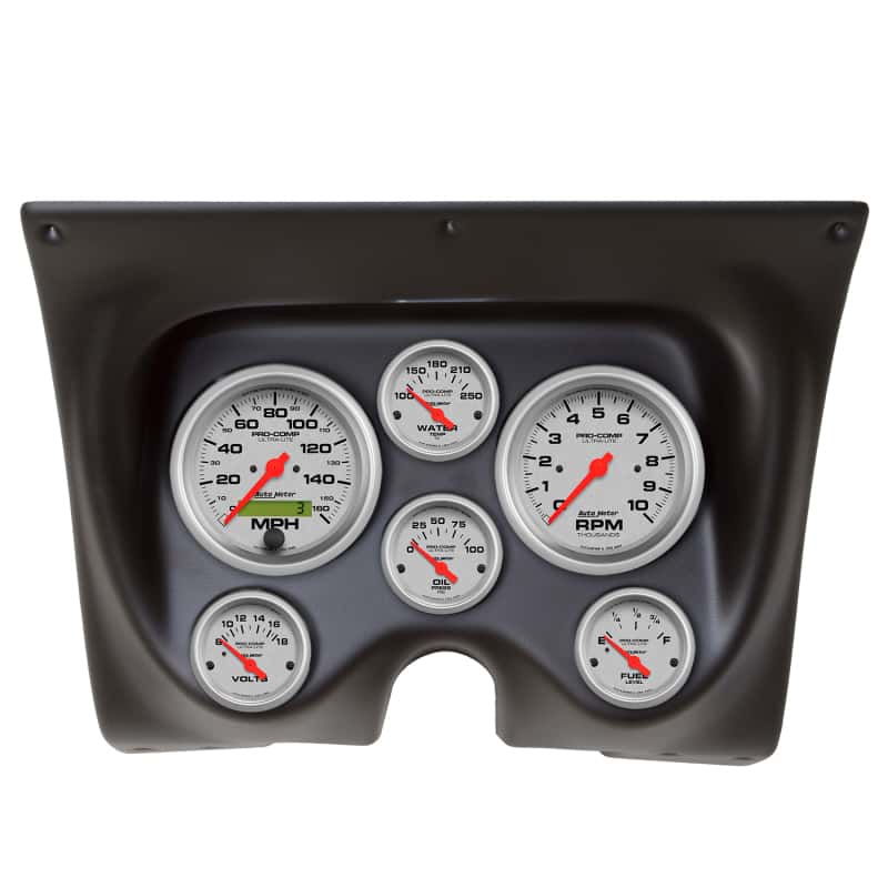 AutoMeter — Autometer Ultra-Lite 67-68 Camaro/Firebird Dash Kit 6pc Tach / MPH / Fuel / Oil / WTMP / Volt
GA KT CA/FRBD 67-8 U - view 1