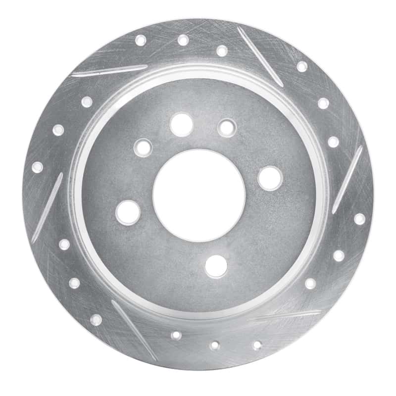 R1 Concepts — R1 84-91 BMW 325 Rear Right Drilled & Slotted Silver Brake Rotor
R1 Brake Rotor Drill - view 1