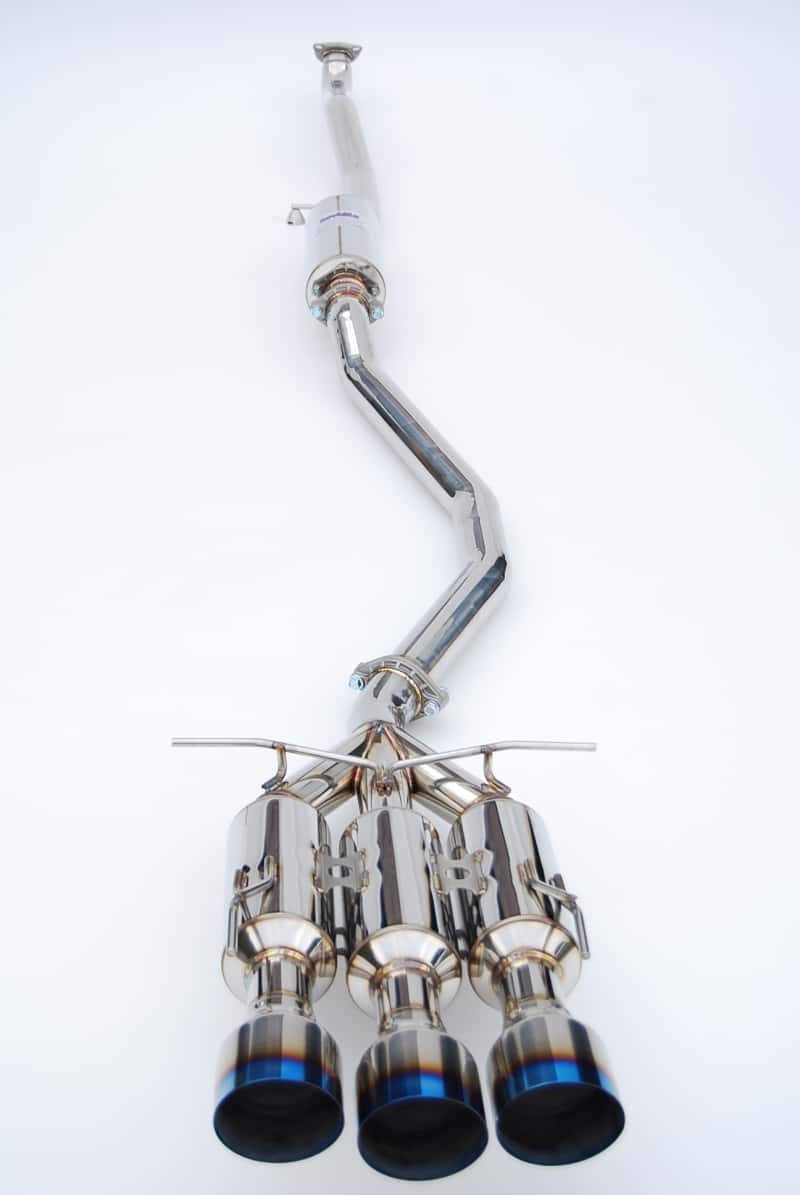 Invidia — Invidia 17+ Honda Civic SI Sedan Gemini Triple Titanium Tip Cat-back Exhaust - view 1