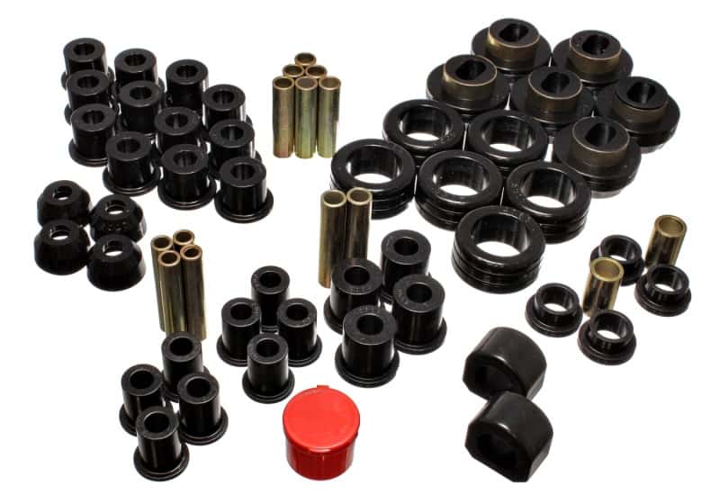 Energy Suspension — Energy Suspension 81-87 Chevy/GMC 4WD (W/ Stock Front Springs) Black Hyper-flex Master Bushing Set
Master Bushing Kit - view 1