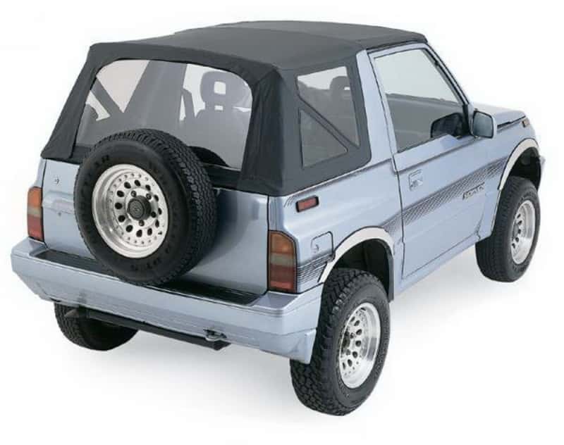 Rampage — Rampage 1988-1994 Geo Tracker Soft Top OEM Replacement - Black Denim
Fctry Rplcmnt Sft Tp
Top-Soft - view 2