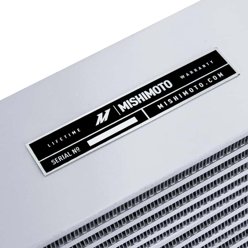 Mishimoto — Mishimoto Heavy-Duty Oil Cooler - 17in. Same-Side Outlets - Silver
Oil Cooler - view 3