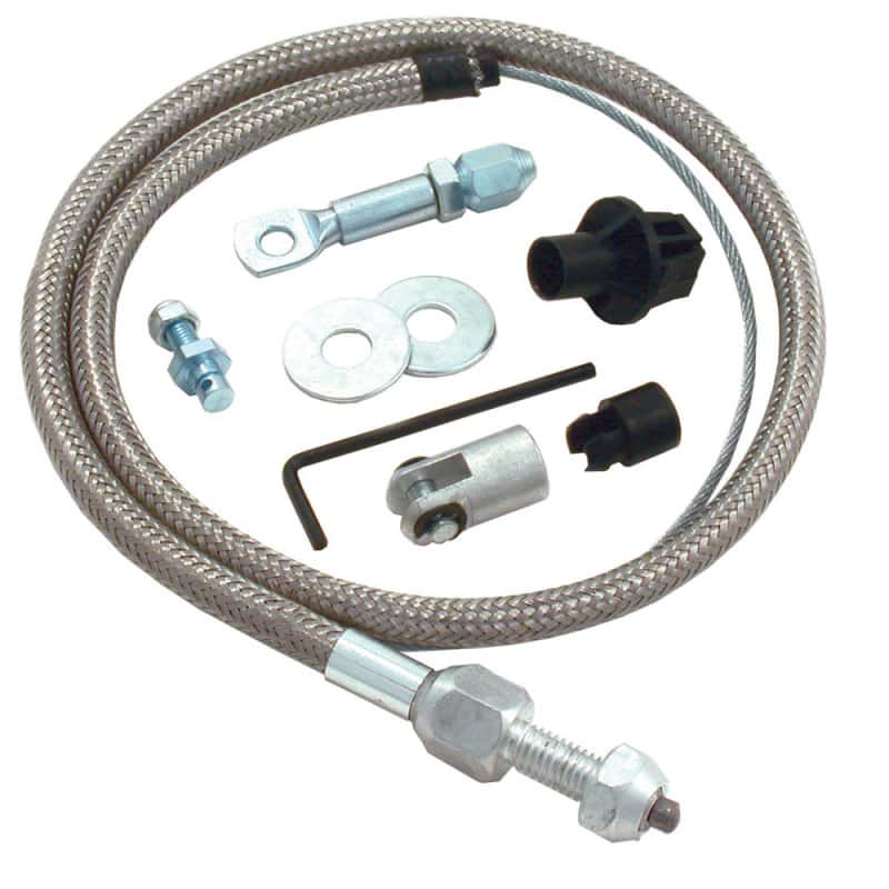 Spectre — Spectre Throttle Cable w/Braided SS Housing - 3ft. - view 2