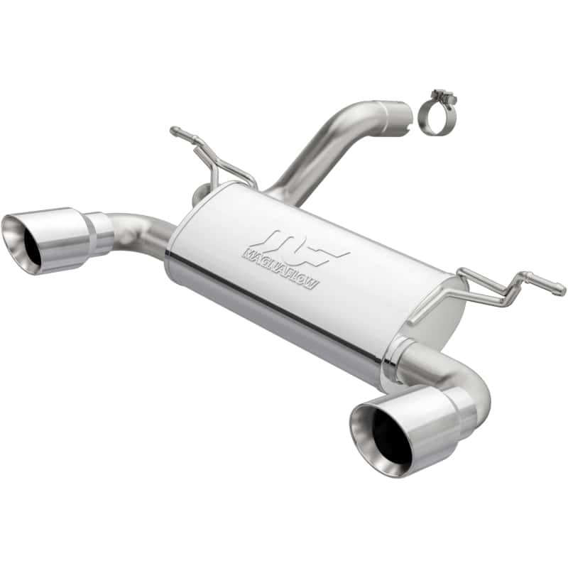 Magnaflow — MagnaFlow 2018+ Jeep Wrangler 3.6L Dual Polished Tip Axle-Back Exhaust
Axle-Back
Cat-Back - view 2