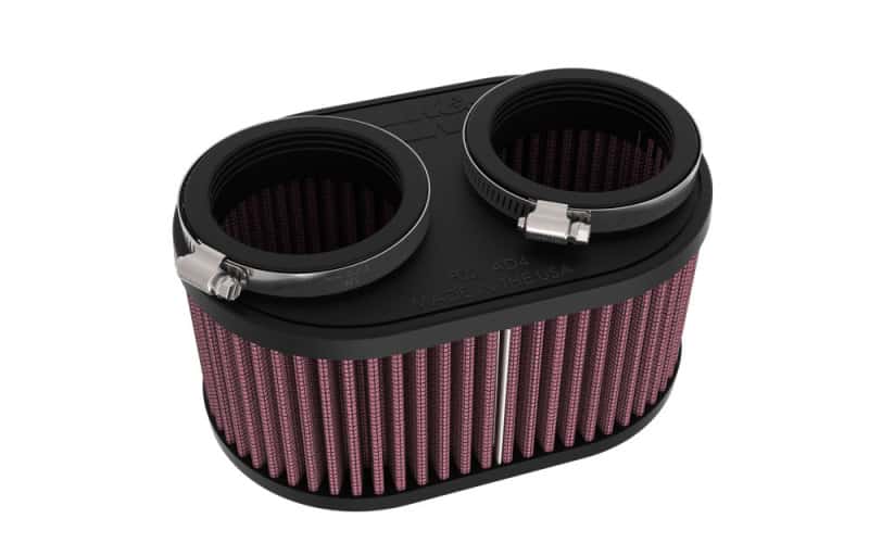 K&N Engineering — K&N 2-1/8in DUAL FLG 6-1/4 X 4inOD 3inH Universal Clamp-On Air Filter
Clamp-on Air Filter - view 2