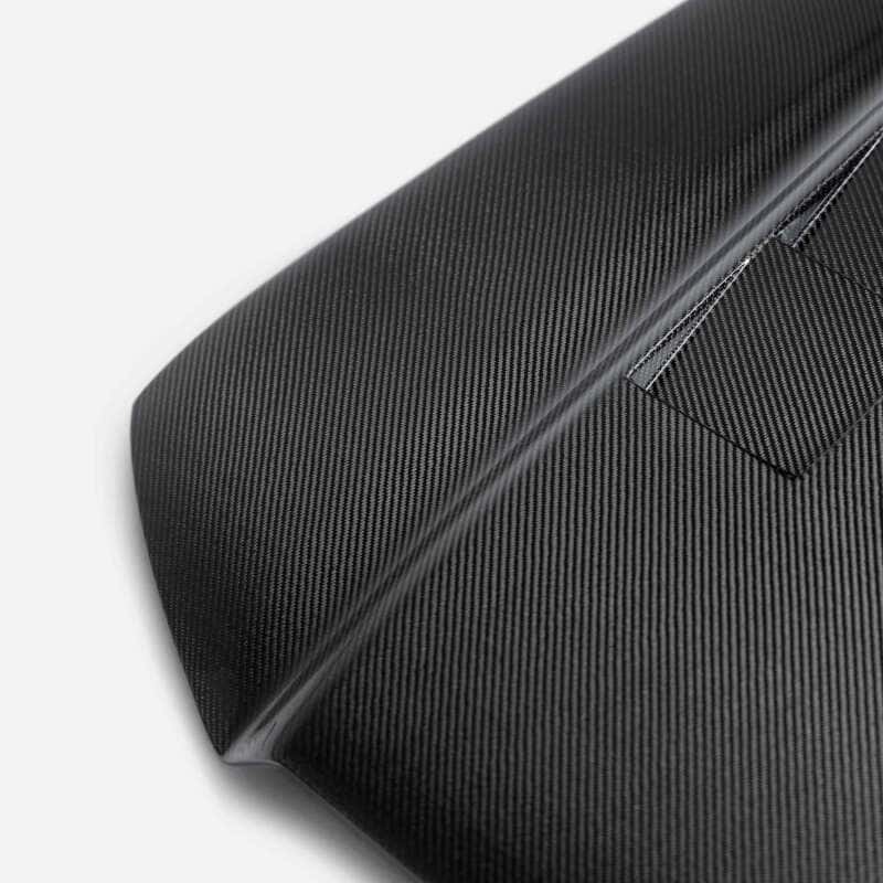 Seibon — Seibon 12-15 Toyota Tacoma TS-Style Carbon Fiber Hood - view 4