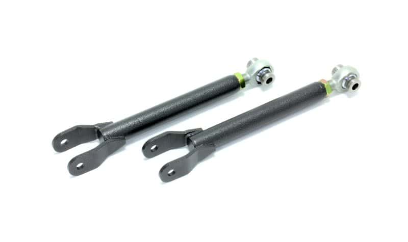 BMR Suspension — BMR 10-15 5th Gen Camaro Trailing Arms Rear w/ Single Adj. Rod Ends - Black Hammertone
Lower Trailing Arms - view 1